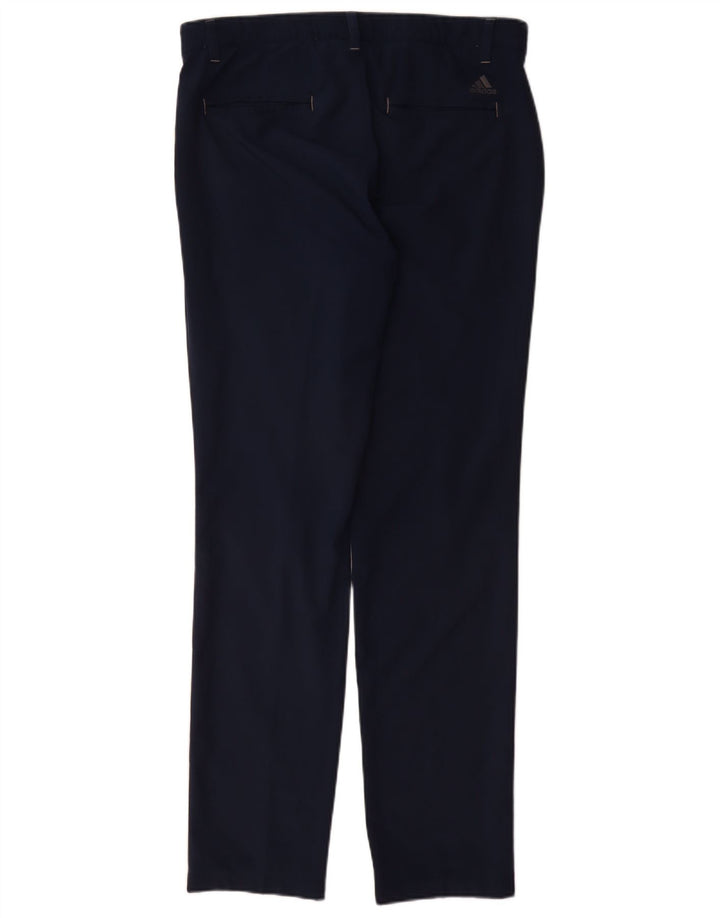Pantalón chino ajustado ADIDAS para hombre W32 L32 Poliéster azul marino