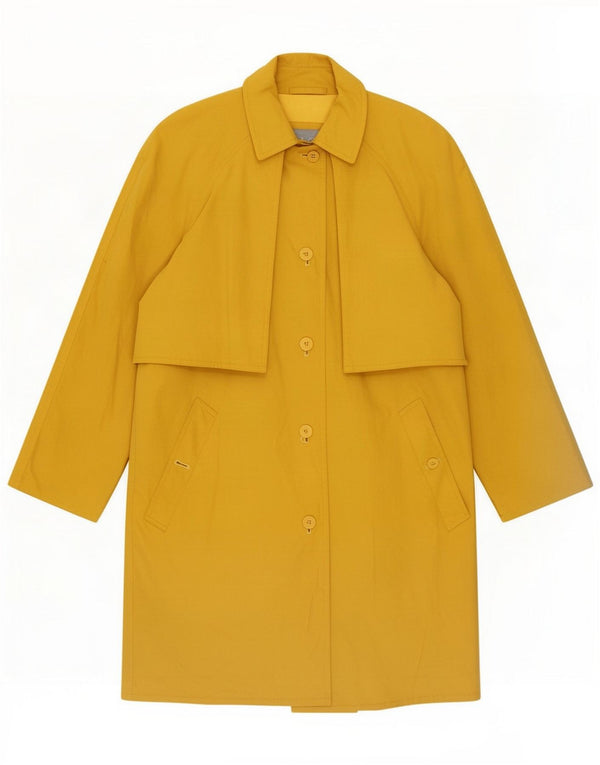 Gabardina vintage para mujer IT 42 Amarillo medio