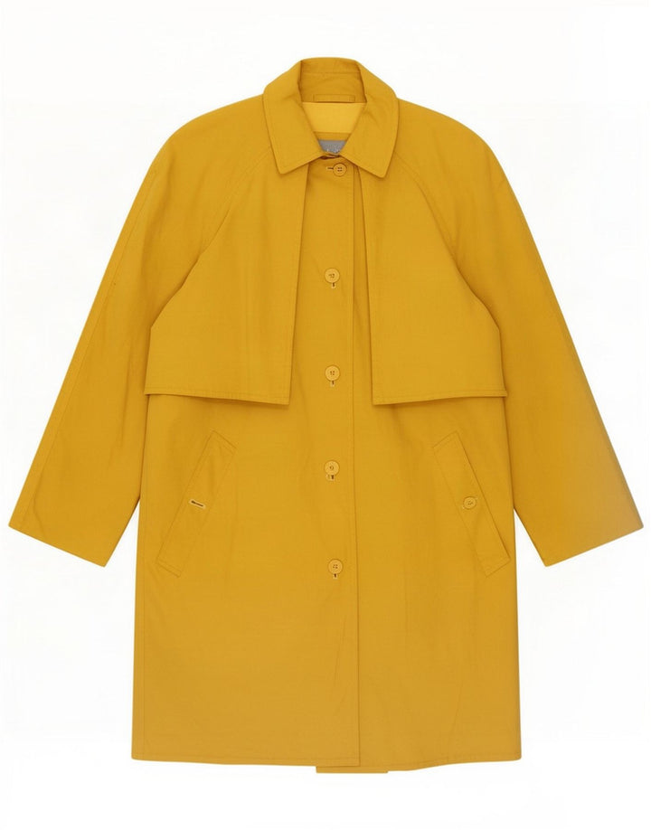 Gabardina vintage para mujer IT 42 Amarillo medio