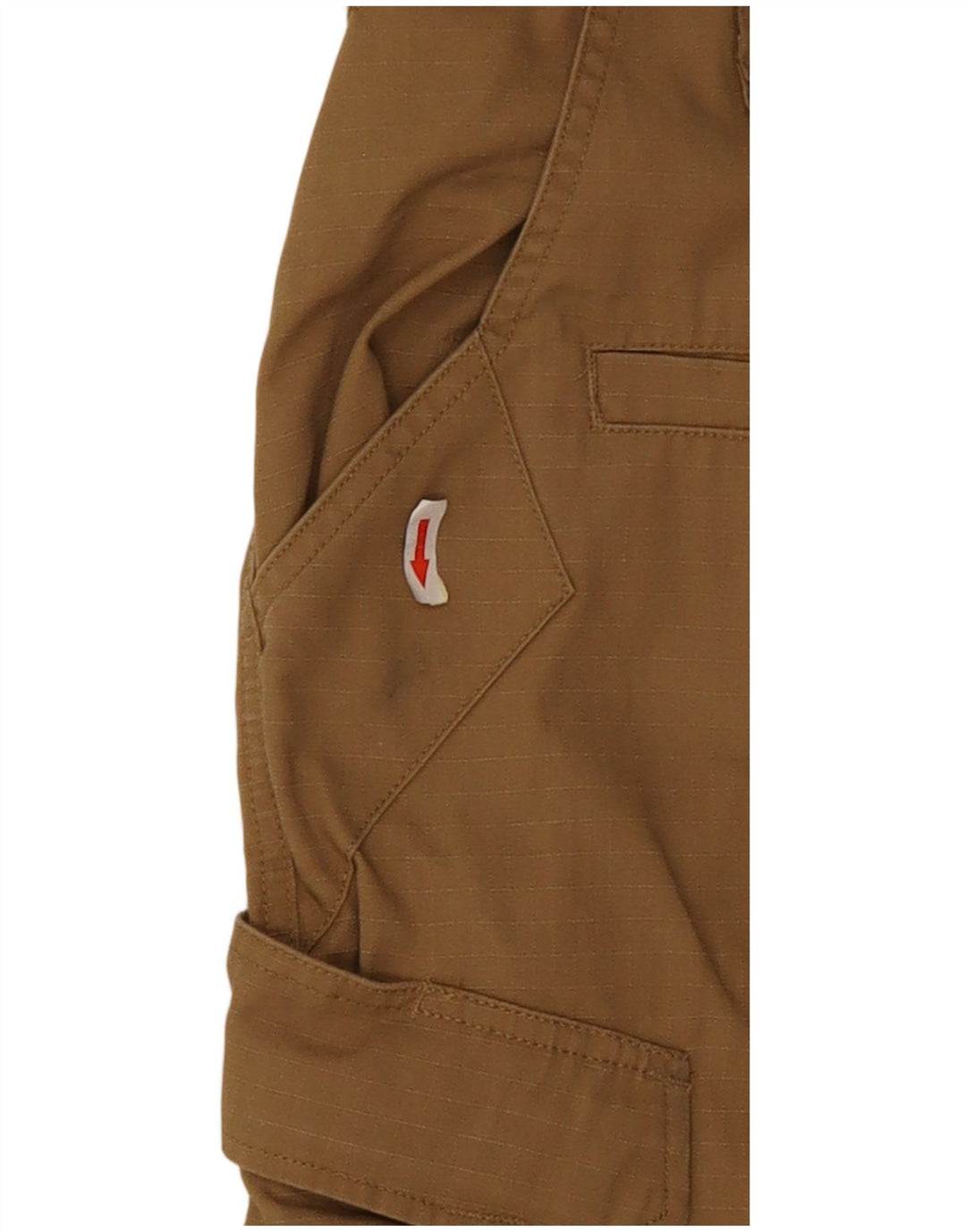 Pantalón cargo recto vintage para hombre W30 L30 Poliéster beige
