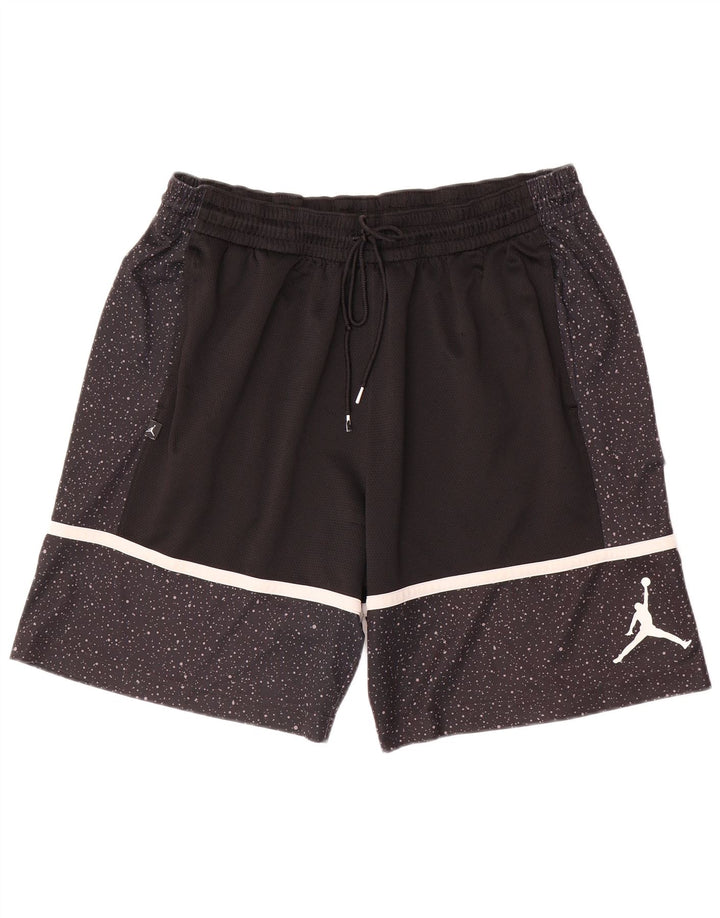 Pantalones cortos deportivos Jordan para hombre XL Poliéster con manchas negras