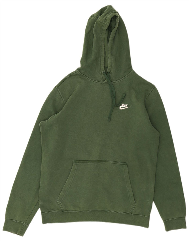 Sudadera con capucha Nike para hombre - Jersey de algodón verde medio