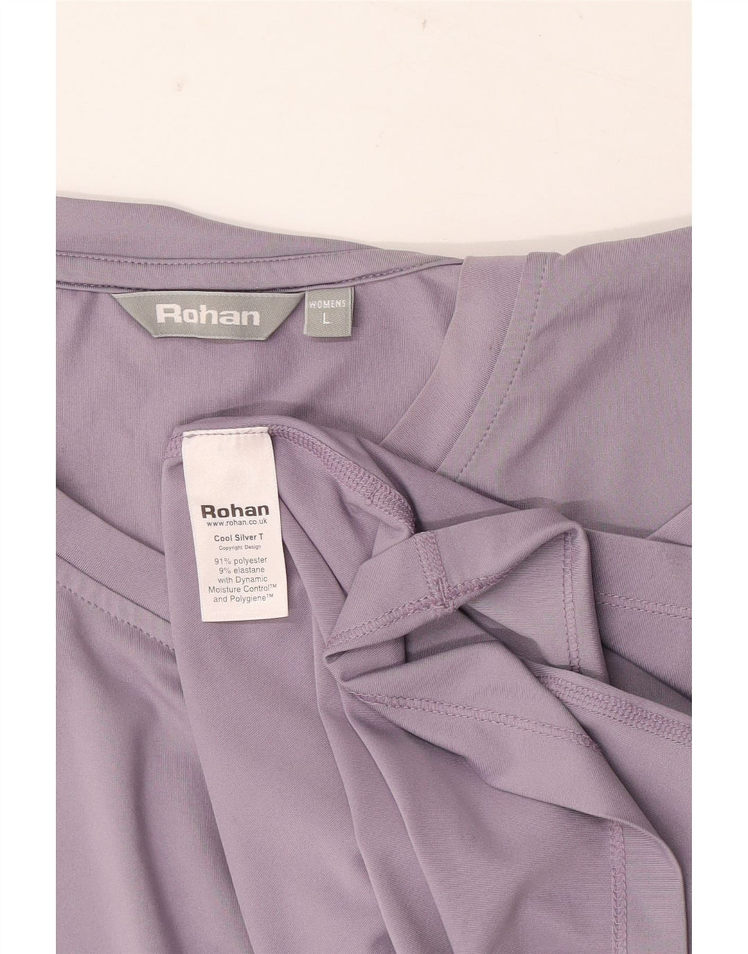 Rohan Camiseta para mujer Top UK 46 Large Púrpura Poliéster