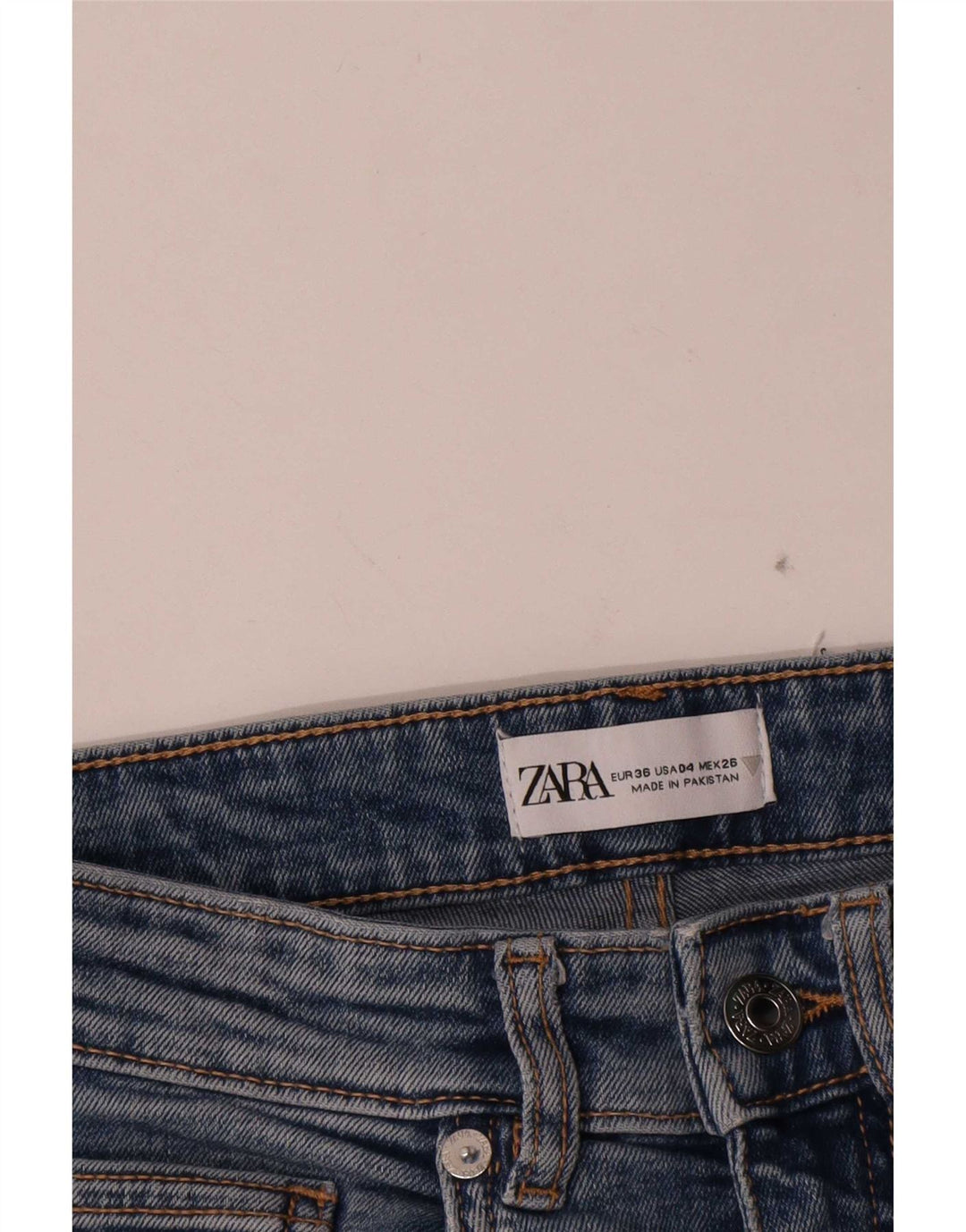Zara Vaqueros Bootcut Mujer EU 36 XS W26 L26 Azul