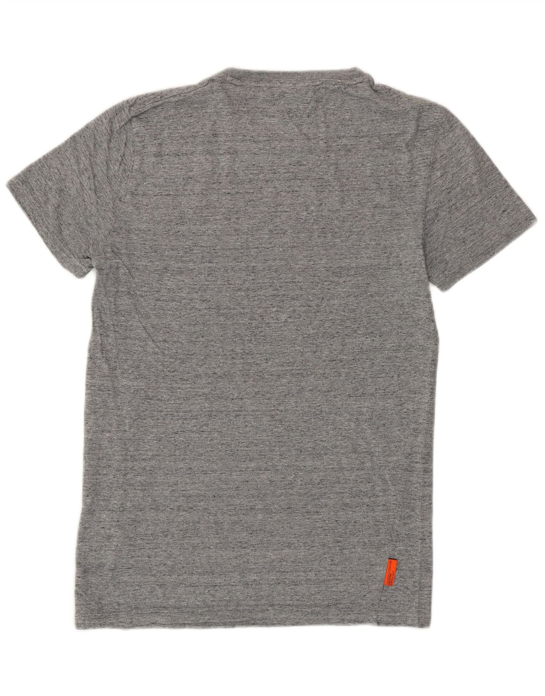 Superdry Camiseta para hombre Top XS Algodón moteado gris