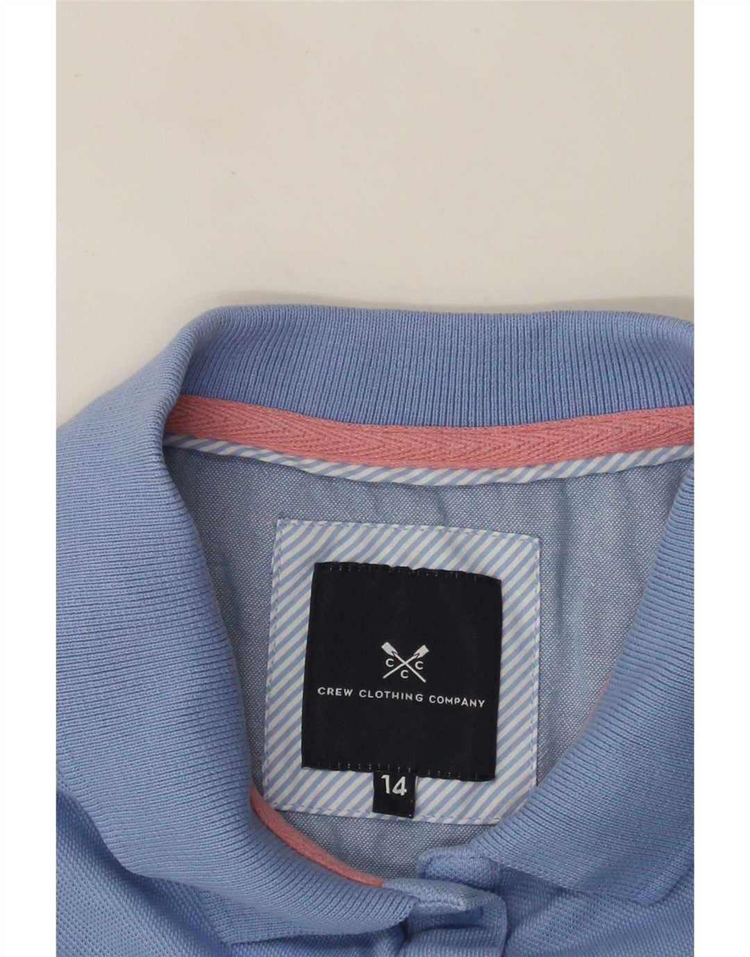 Crew Clothing Polo para mujer UK 44 Azul medio