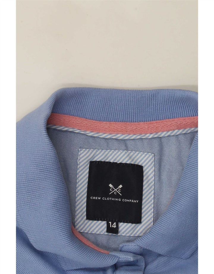 Crew Clothing Polo para mujer UK 44 Azul medio
