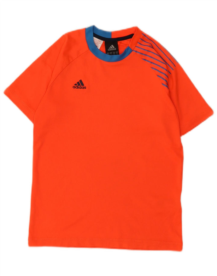 Adidas Camiseta Predator para niños 11-12 años Naranja Colorblock Poliéster