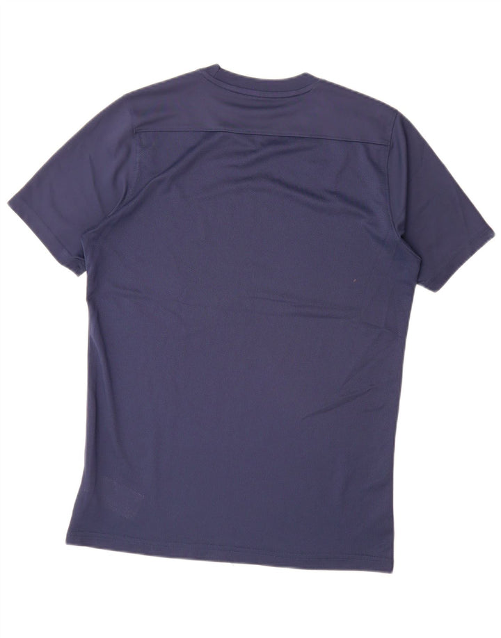 Camiseta Nike Dri Fit para hombre Top medio azul marino Poliéster