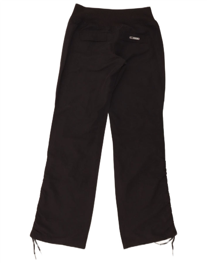 Puma Pantalones rectos para mujer UK 8 Small W26 L33 Poliéster negro