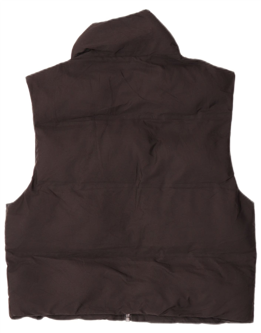 Zara Mujer Chaleco Acolchado Extragrande UK 6 XS Poliéster Negro