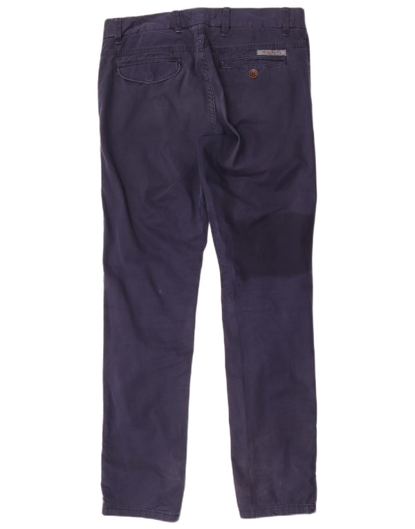 Tommy Hilfiger Pantalones chinos ajustados para hombre W32 L32 Algodón azul marino