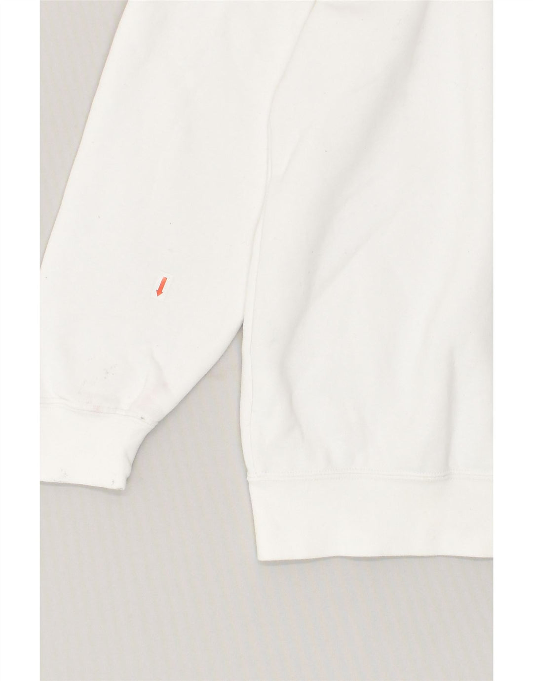 NIKE Mens Graphic Hoodie Jumper XS White Cotton | Vintage Nike | Thrift | Second-Hand Nike | Used Clothing | Messina Hembry 