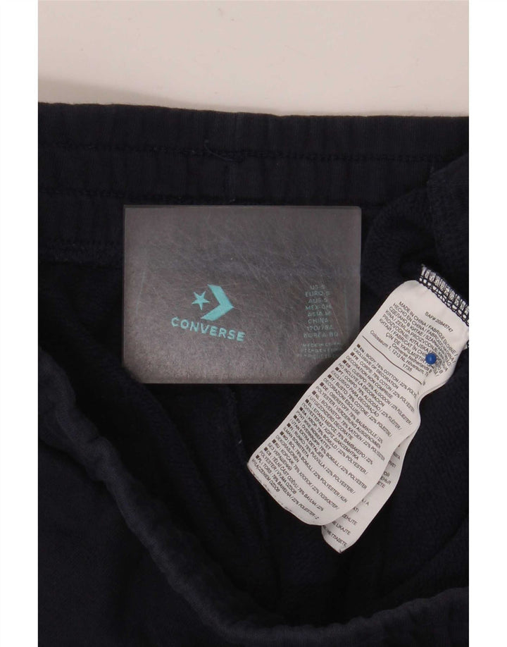 Pantalones cortos deportivos Converse para hombre pequeños de algodón azul marino