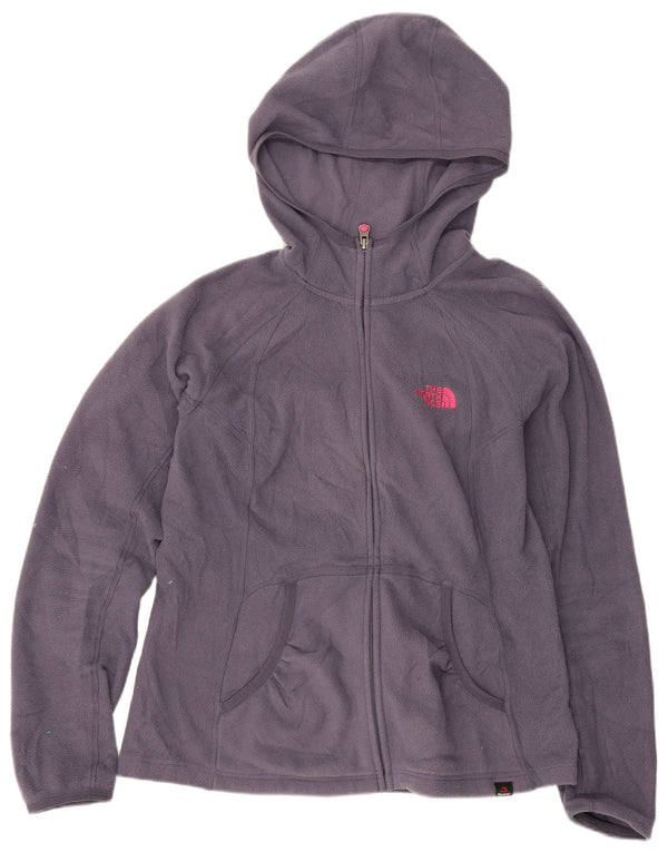 The North Face Chaqueta polar con capucha para mujer UK 10 Small Azul marino Poliéster