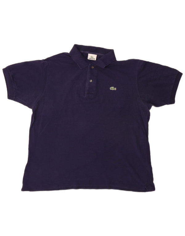 Polo Lacoste para hombre talla 5 grande algodón azul marino