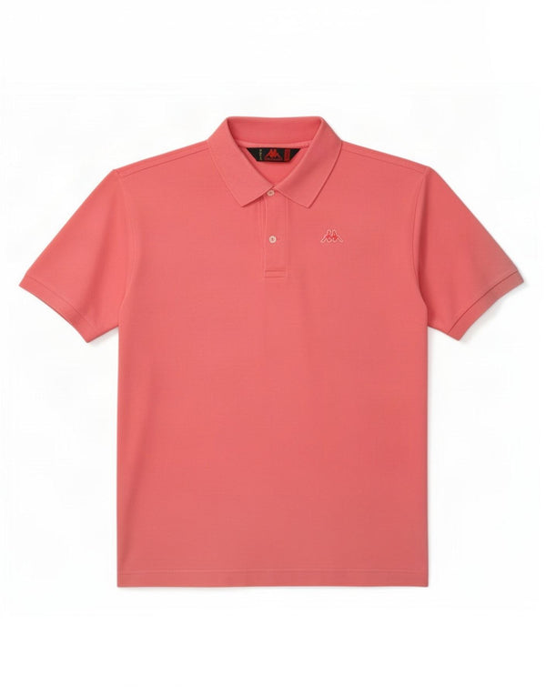 Polo Kappa Hombre Grande Rosa Algodón