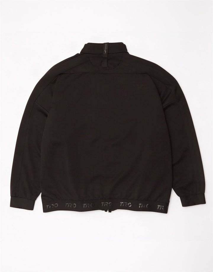 Adidas - Chaqueta de chándal gráfica para hombre, talla 2XL, poliéster negro