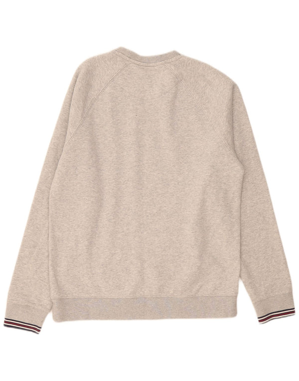 Fila Hombre Sudadera Jumper Small Gris Algodón