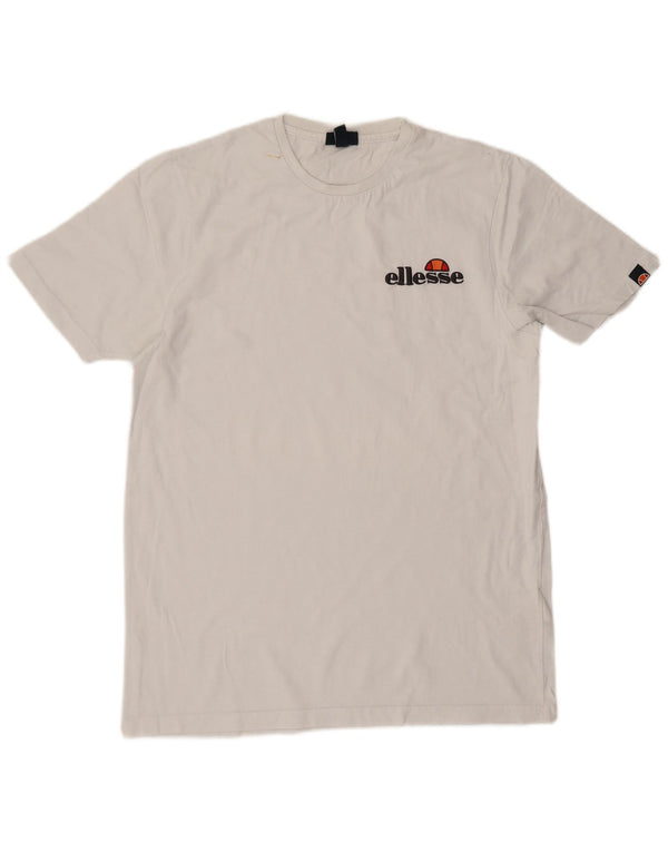 Ellesse - Camiseta para hombre, talla grande, algodón blanco