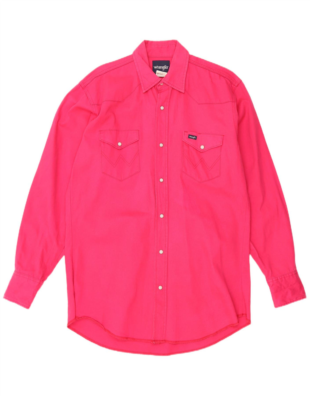 WRANGLER Camisa alta para hombre de algodón rosa grande