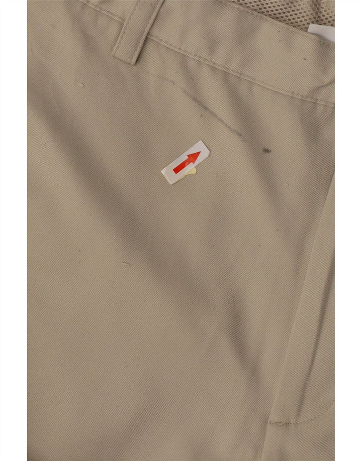 Pantalones cortos tipo cargo para hombre Izod W36 Poliéster beige grande