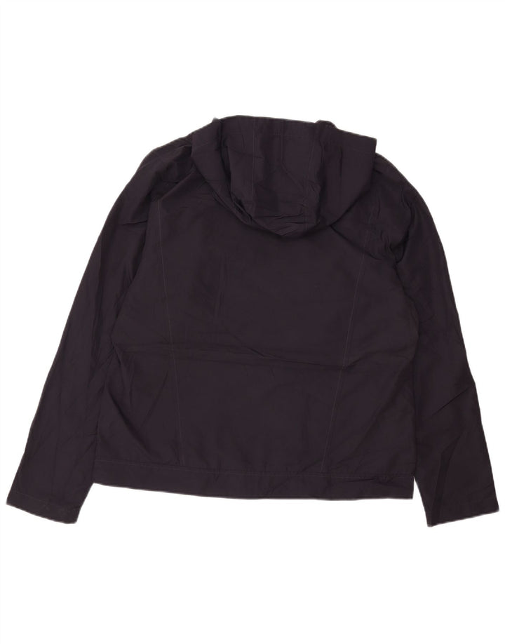 Adidas - Chaqueta de chándal con capucha para mujer, talla 40, talla grande, poliéster negro