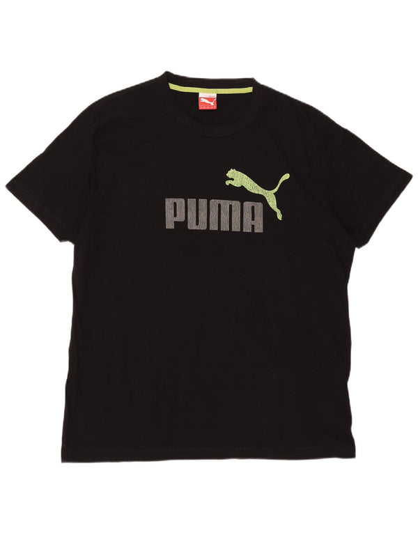 Puma Camiseta gráfica para hombre Top XL Negro