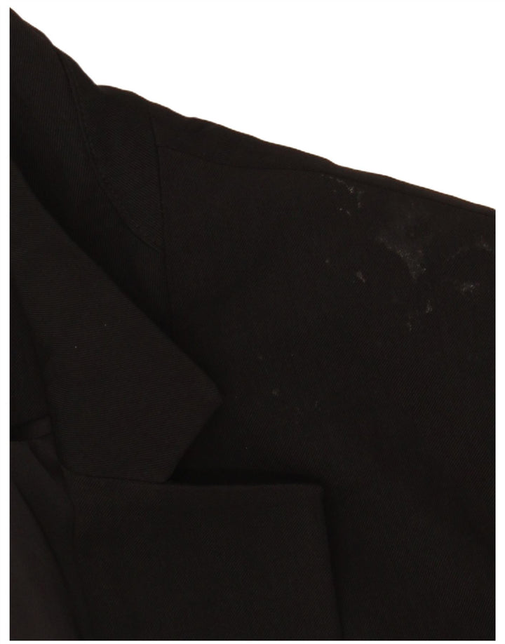 Topshop Chaqueta tipo blazer con 1 botón para mujer UK 44 Mediana Poliéster negro