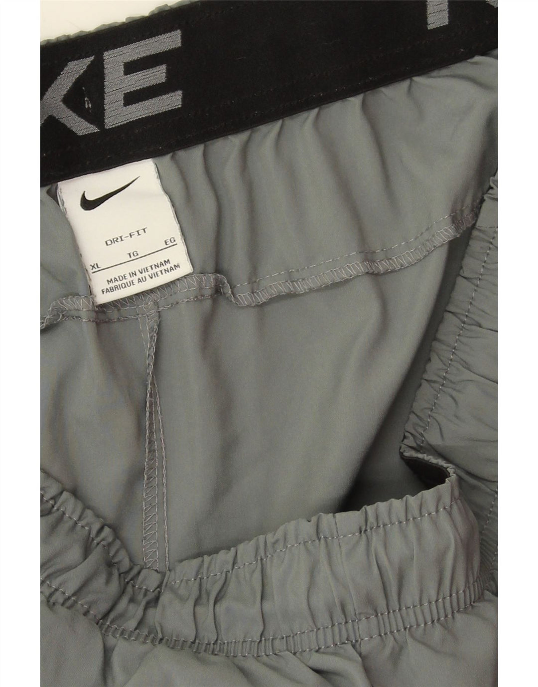 Nike Pantalones cortos deportivos Dri Fit para hombre XL Poliéster gris