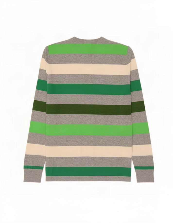 Gap Jersey De Cuello Redondo para Hombre Jersey Grande De Algodón A Rayas Multicolor