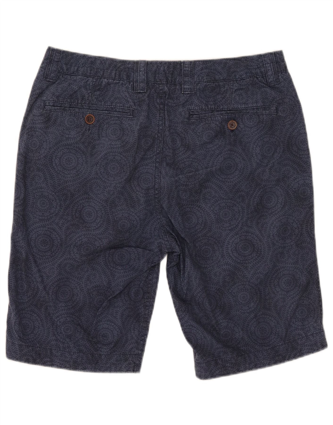 Pantalones cortos chinos para hombre Fat Face W32 Algodón floral azul marino mediano
