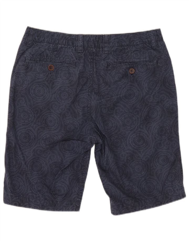 Pantalones cortos chinos para hombre Fat Face W32 Algodón floral azul marino mediano