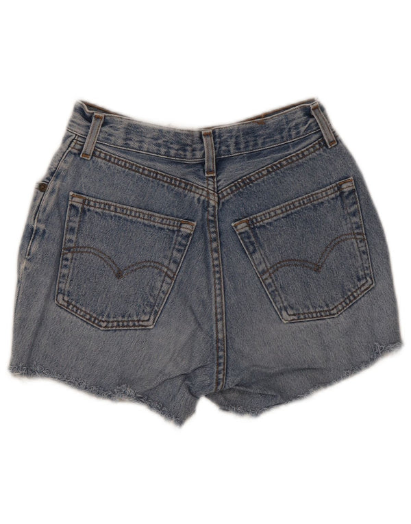 Levi's Mujer Shorts De Mezclilla Desgastados W28 Algodón Azul Medio