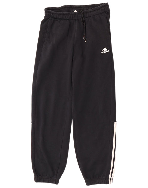 Adidas Mujer Chándal Pantalones Joggers UK 12 Mediano Negro Algodón