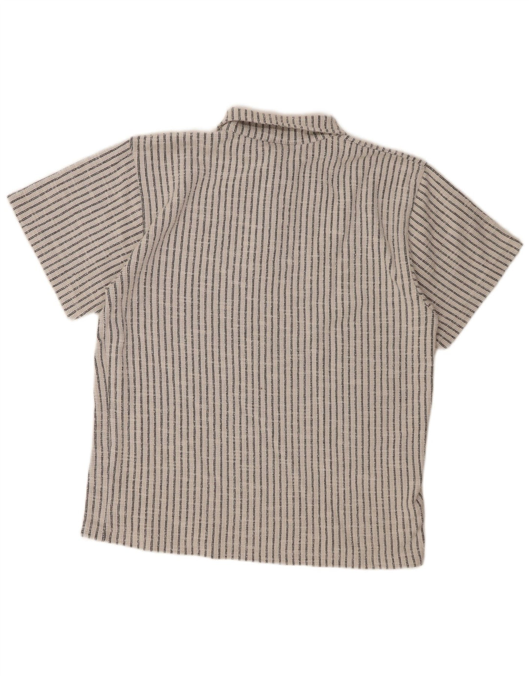 Polo Tío Sam para hombre de algodón a rayas blancas medianas