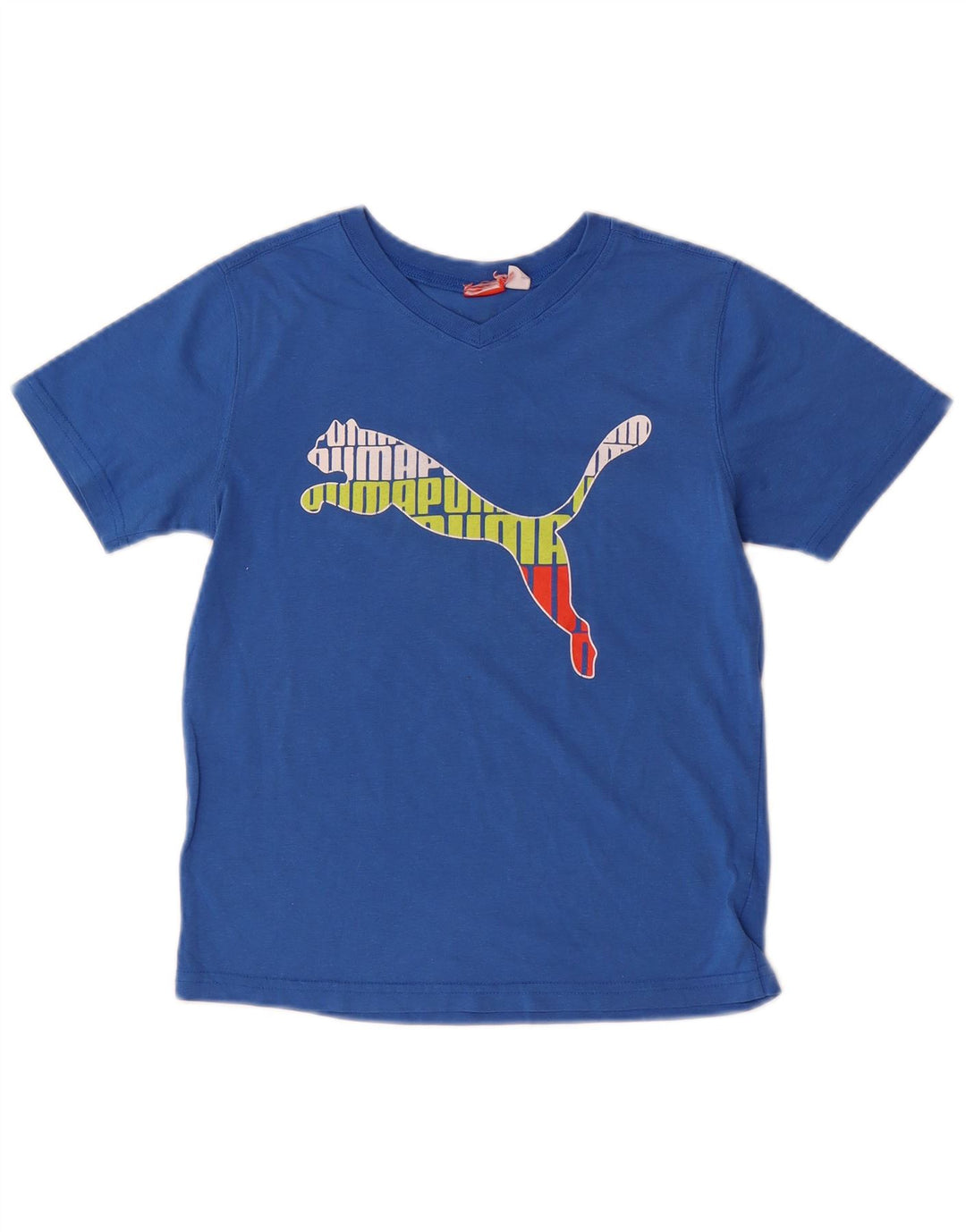 PUMA Camiseta gráfica para niña 11-12 años Azul