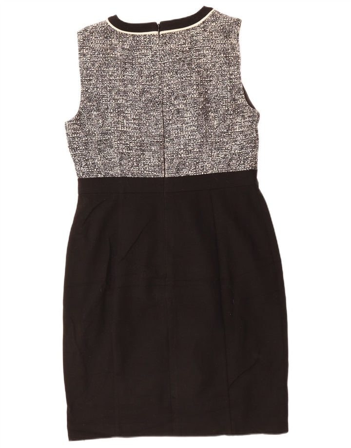 Hobbs Vestido tubo sin mangas para mujer UK 40 Mediano Poliéster moteado negro