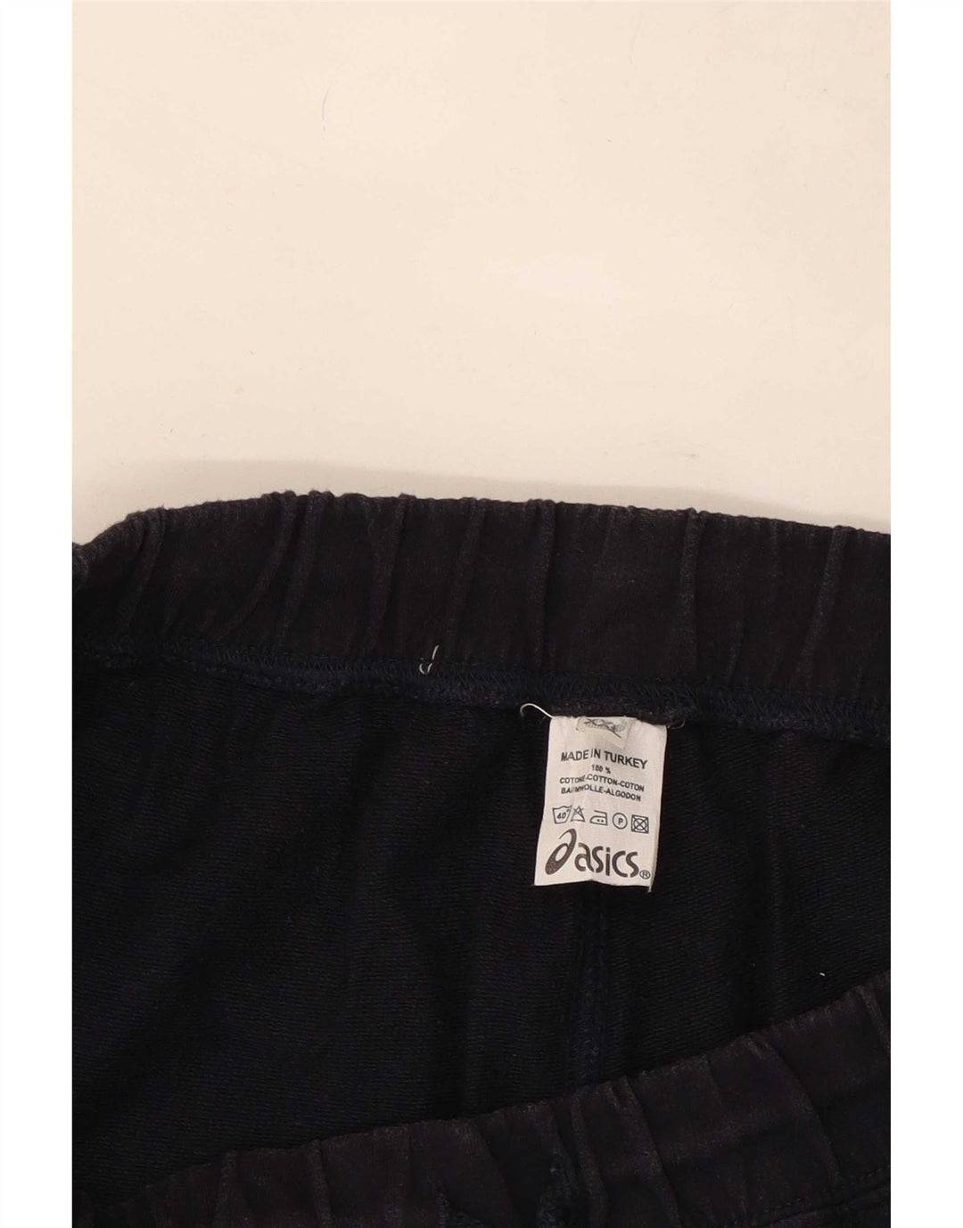 Pantalón De Chándal Asics Mujer 2XL Azul Marino Algodón