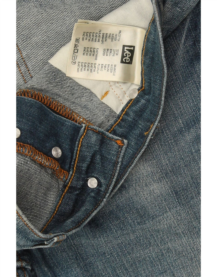 Vaqueros Lee Slim Mujer W31 L34 Algodón Azul