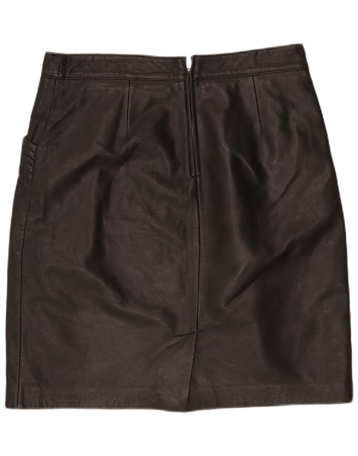 B.Young Minifalda de cuero para mujer EU 38 Medium W30 Cuero negro