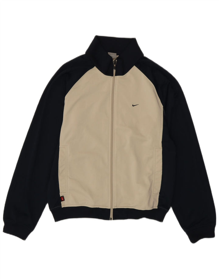 NIKE Hombre Chándal Top Jacket Medium Beige Colorblock Poliéster