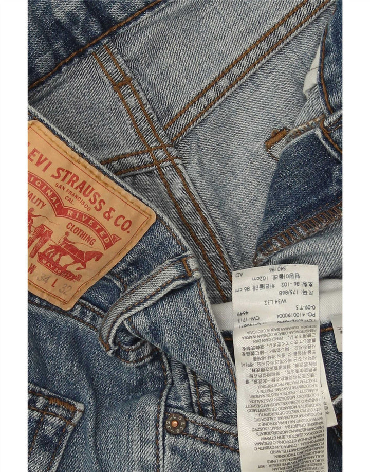 Levi's Hombre 527 Vaqueros Bootcut W34 L32 Algodón Azul