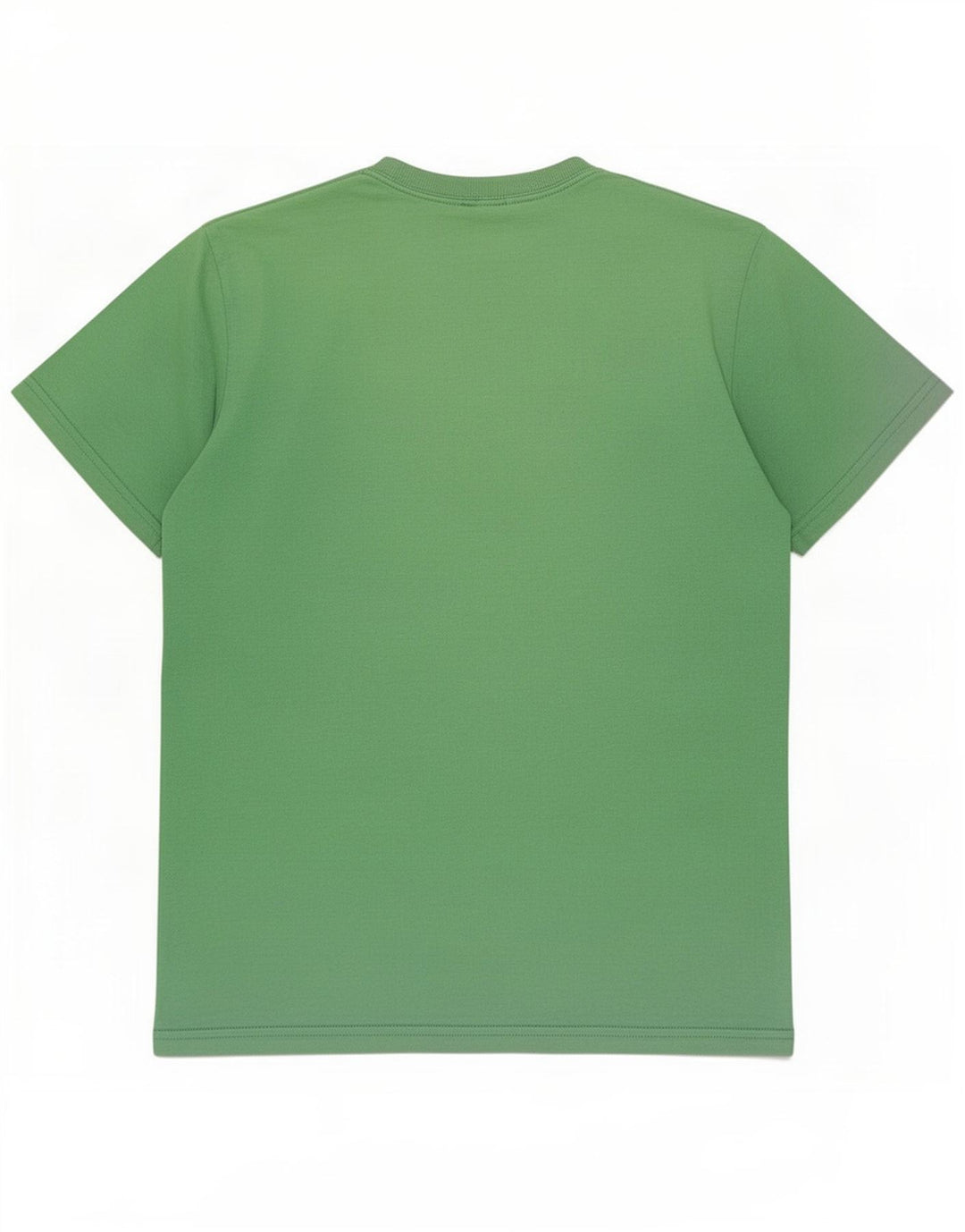 Benetton Hombre Camiseta Gráfica Top Pequeño Verde