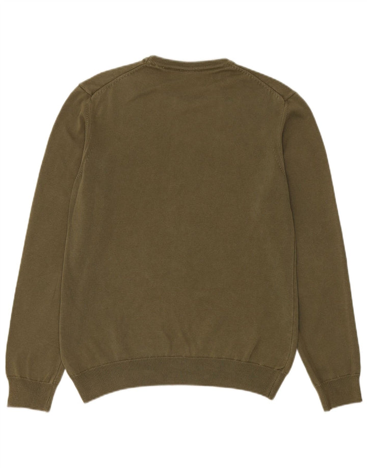 Blauer Hombre Jersey De Cuello Redondo Jersey Small Verde Algodón