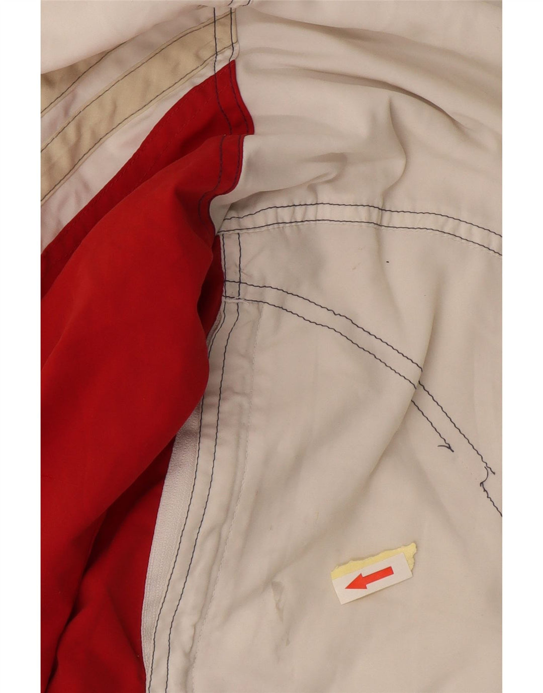 LOTTO Chaqueta de chándal para hombre IT 50 Medium White Colorblock