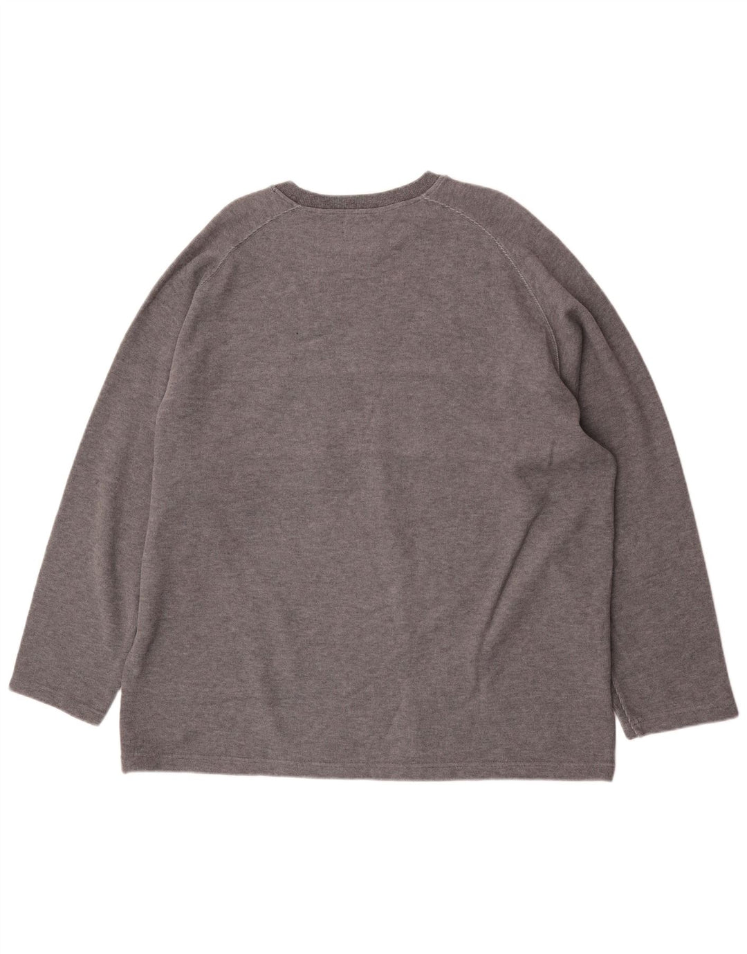 Marks & Spencer Mens Blue Harbour Top Manga Larga 2XL Gris Colorblock