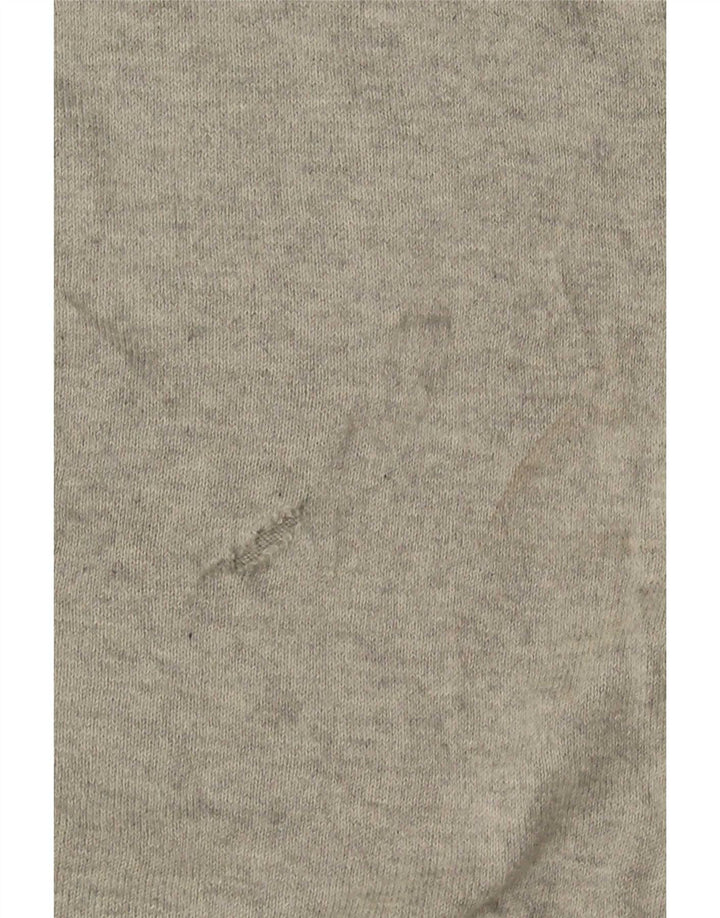 Nautica Jersey con cuello en V para hombre de algodón gris medio