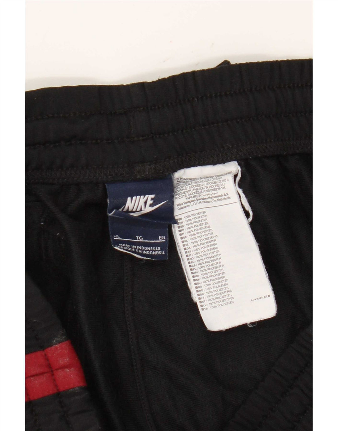 Pantalón de chándal Nike Hombre XL Negro Colorblock Poliéster
