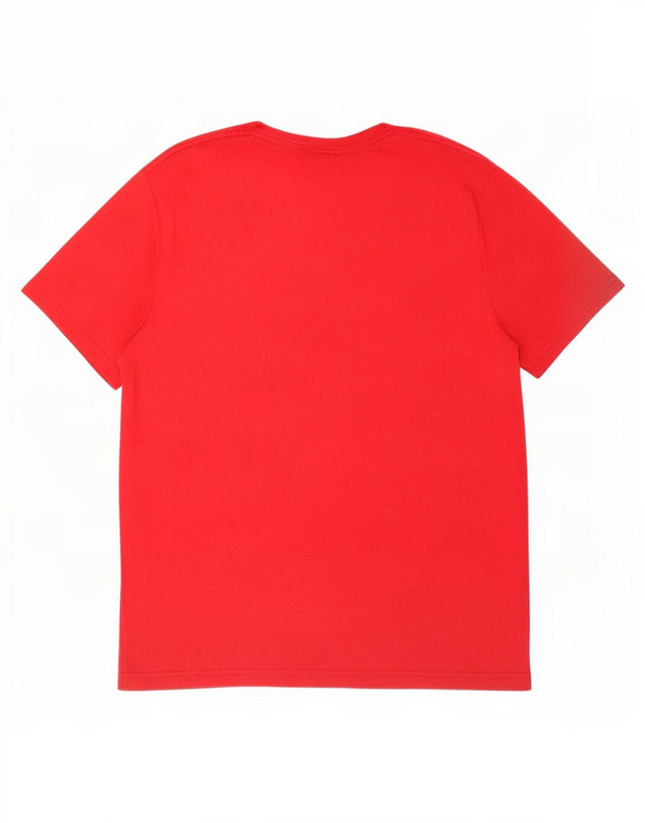Nautica Camiseta gráfica para hombre Top grande de algodón rojo